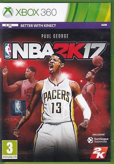 NBA 2K17 - XBOX 360 (B Grade) (Genbrug)